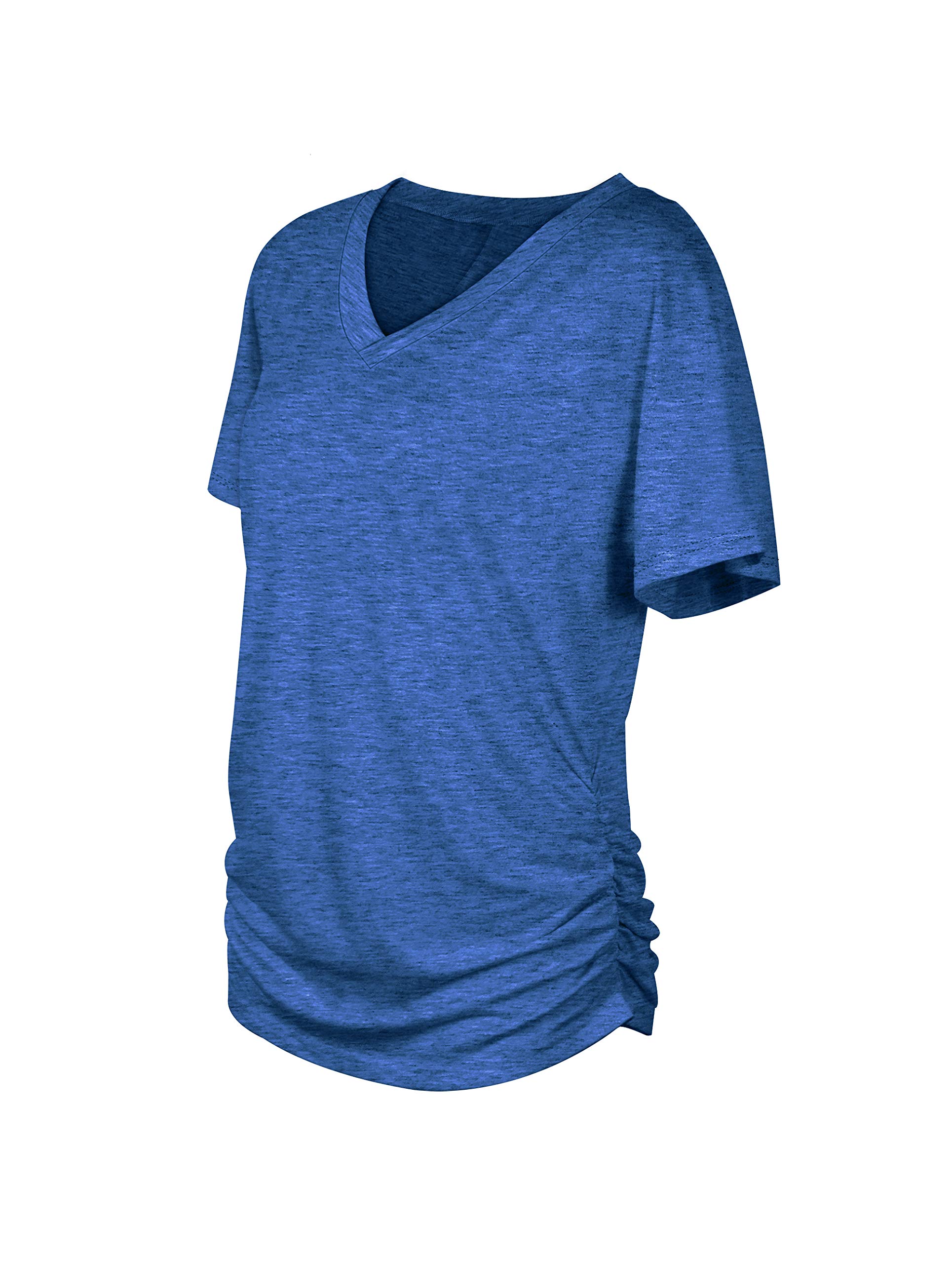 Womens Short Sleeve Shirts Casual Vneck Dolman