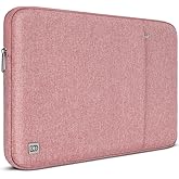 DOMISO 16 inch Laptop Sleeve Case Notebook Bag Protective Carrying Handbag for 16" Dell/HP Pavilion Envy/ThinkPad IdeaPad/ASUS Vivobook,Pink
