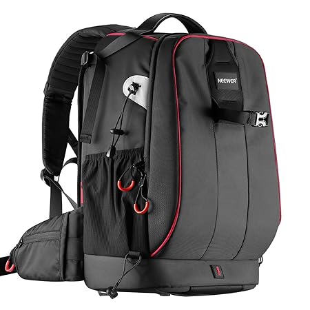 Neewer Pro wasserdicht stoßfest Verstellbarer gepolsterter Kamera Rucksack Tasche mit Diebstahlschutz Zahlenschloss für DSLR 