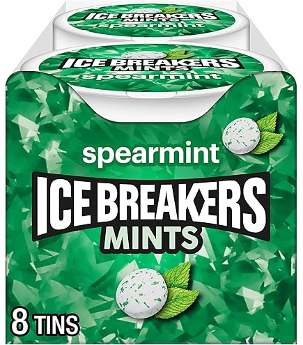 Amazon.com : ICE BREAKERS Sugar Free Mints, Spearmint, 1.5 Ounce