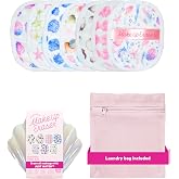 The Original MakeUp Eraser 7-Day Set, Seashells | Erase All Makeup with Just Water (Waterproof Mascara, Eyeliner, Foundation,