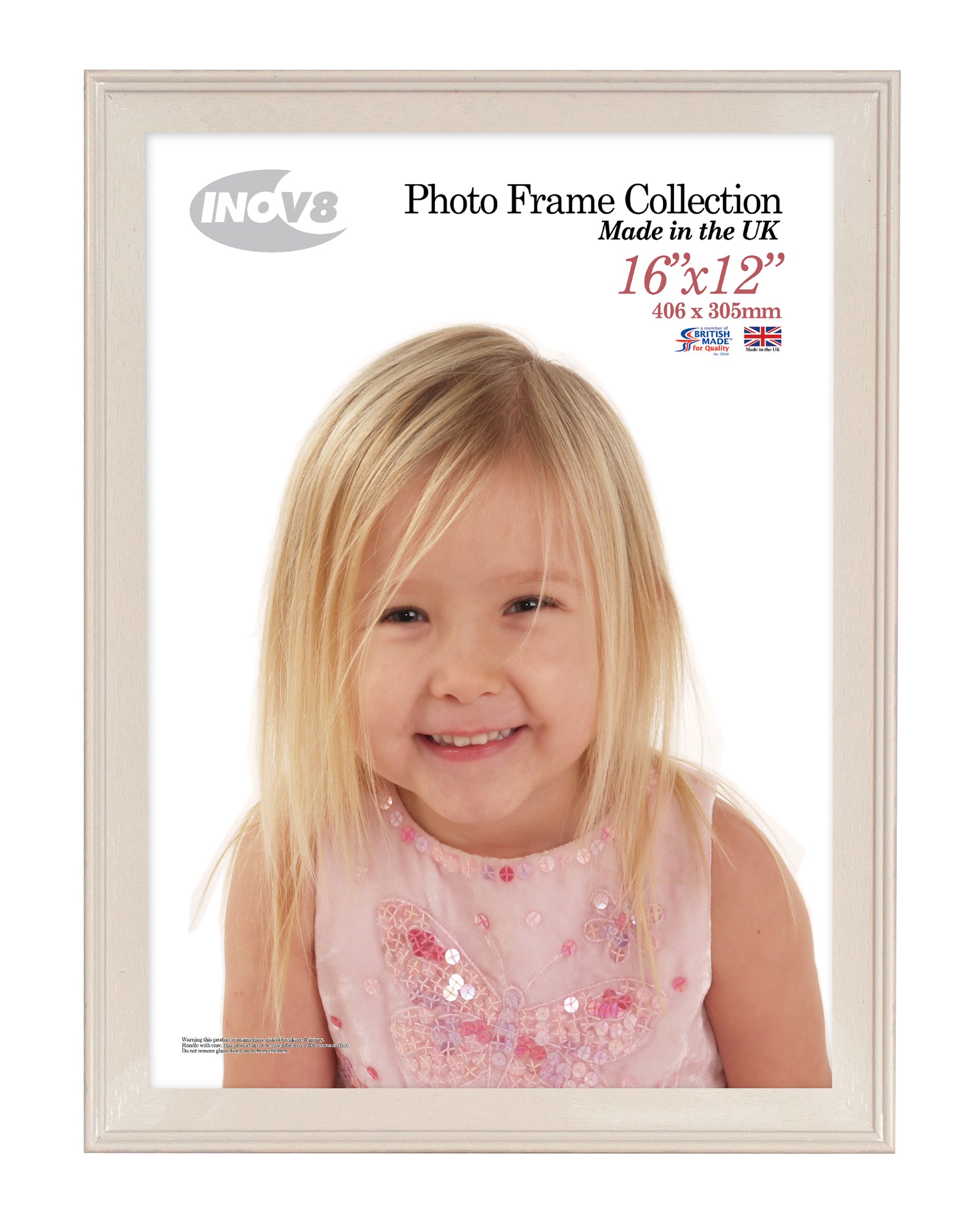 Inov8 Framing Photo Frame, Grey, 16x12