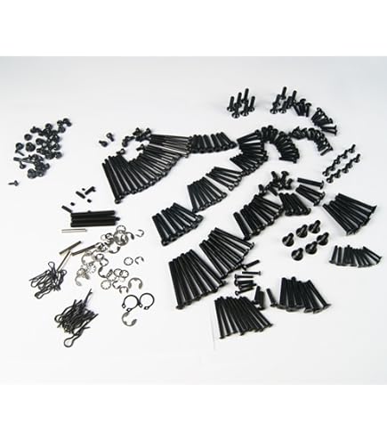 FLMLF Juego De Filtros De Aire Para 15 RC Hpi Baja Rovan King Motor 5B 5t 5sc Fg Goped Rojo