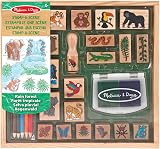 Melissa & Doug Stamp-a-Scene Rainforest Arts & Crafts Stamp Set 4+ view 1