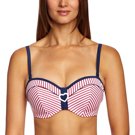 Panache Lucille Bandeau Bikini Top CW0063 Strawberry 32D