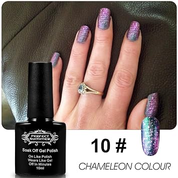 Perfect Summer 10ml Chameleon Colour Change Glitter Uv Gel Polish