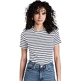 Vince Women's Striped Crew Tee