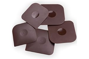 HERDA Pan Scraper Dish Scraper Tool Set, 5 Pack Plastic Pan Scraper Pot Scraper Food Scraper Nylon Non-Scratch Scraper, Polycarbonat Skillet Scraper Cleaner for Cleaning Grease Burnt Food, Kitchen Scraper