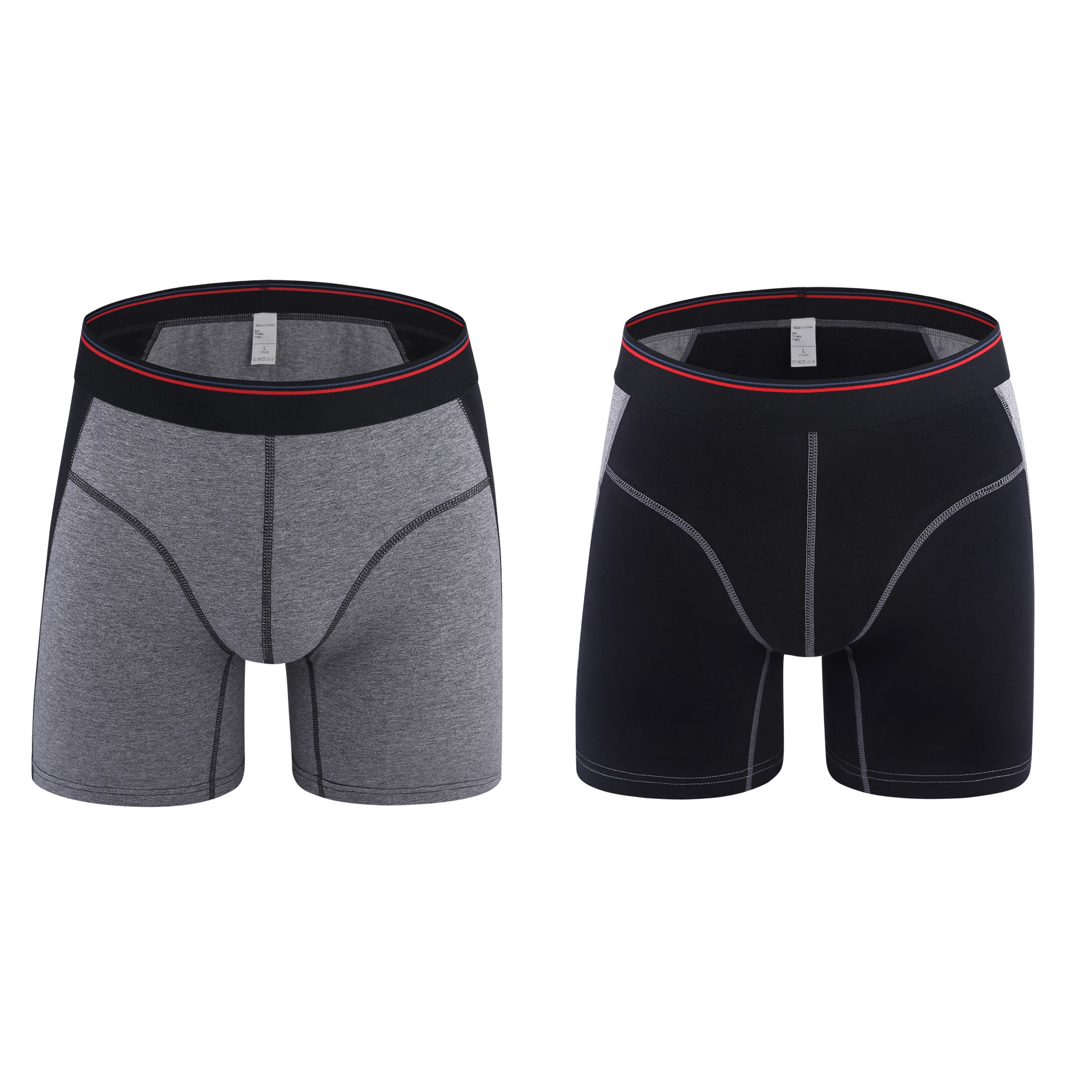 Fedpop Men\'s Boxer Briefs Cool Underwear Stretch Underpant