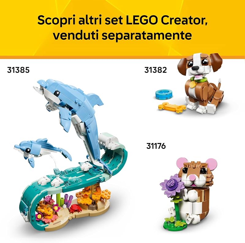 Creator 3 in 1 Tartaruga con fiore di ninfea 31377
