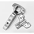 Hettich Euro 110 Soft Close Full Overlay Hinge & 4.5 mm Cam Face Frame Plate Combo (Hinge w/4.5mm Plate)