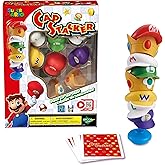 EPOCH Games Super Mario Cap Tower Balancing Game, Tabletop Skill and Action Game, Ages 4+