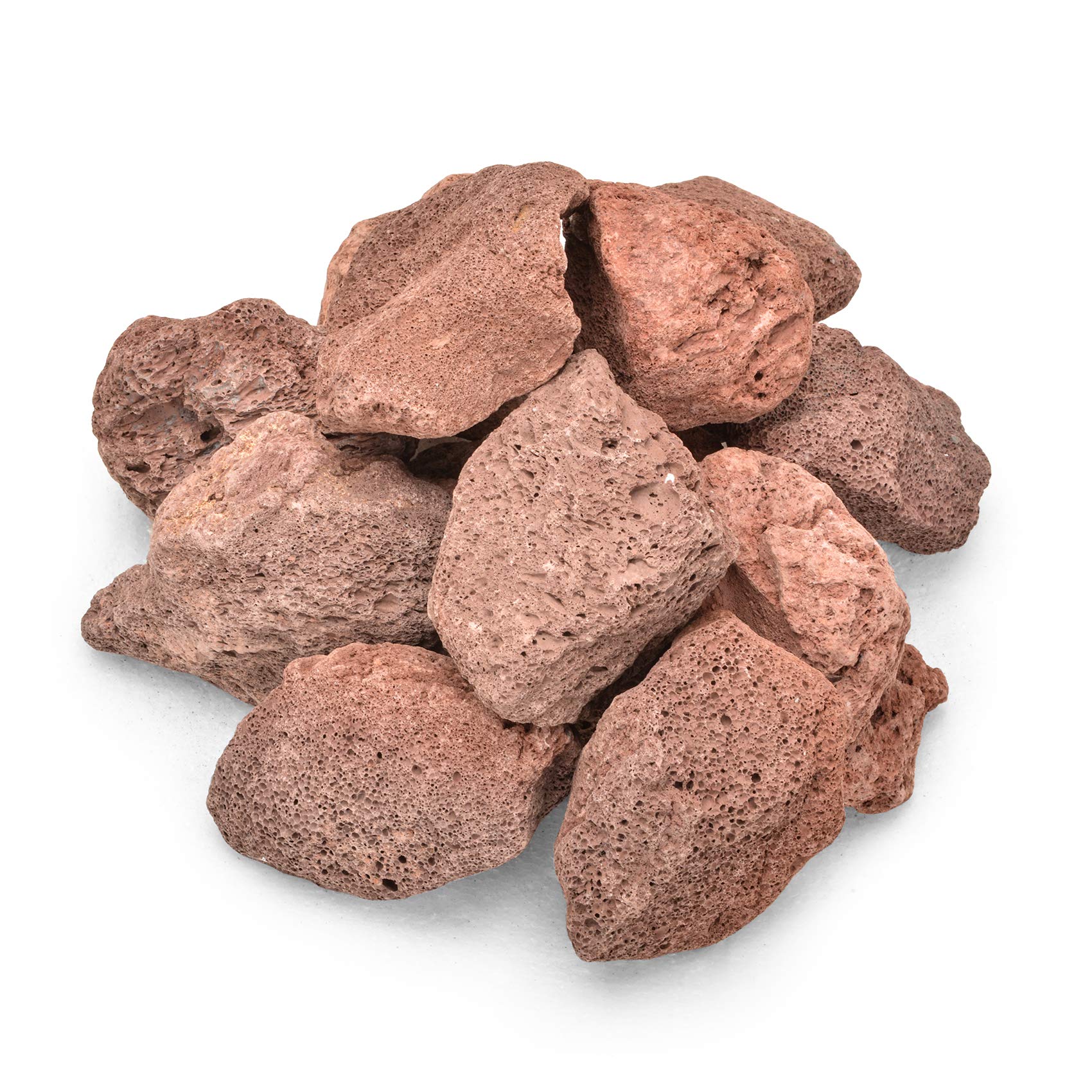 Photo 1 of Stanbroil Lava Rock Granules, Decorative Landscaping for Fire Bowls, Fire Pits, Gas Log Sets, Indoor or Outdoor Fireplaces - 10 Pounds (2.75"-5")