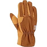 Carhartt Men's GW0793M Duck/Synthetic Leather Open Cuff Glove