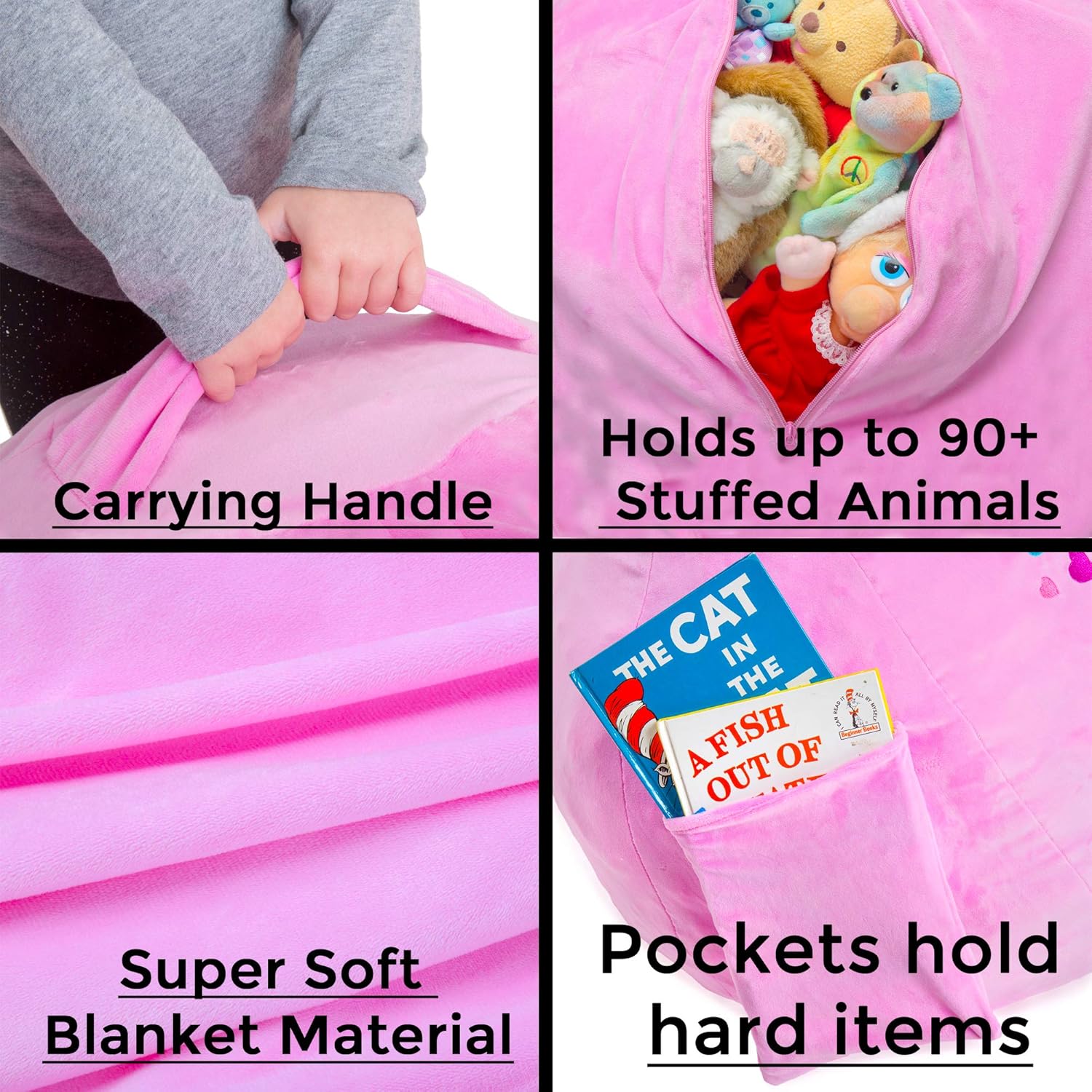 bean bag to hold stuffed animals