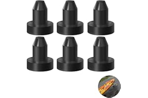 TonGass (6-Pack) Push-in 1/2" Kayak Drain Plugs Neoprene Rubber Scupper Plugs for Kayak Compatible with Sun Dolphin Aruba 8 SS 10 Bali 8 Excursion 10 Sportsman 8 10