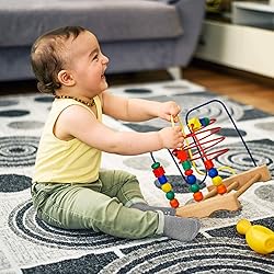JAKIDAR 12 Pairs Baby Socks Cotton Crew Toddler