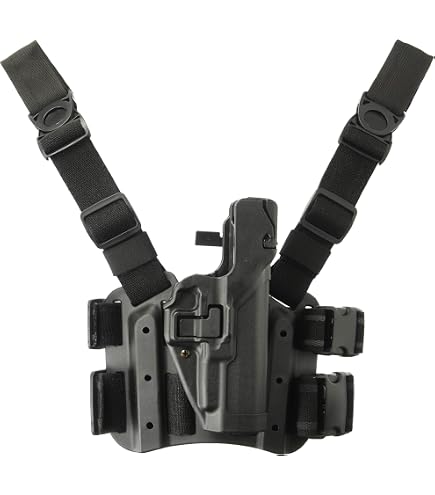 Amazon.com : BLACKHAWK Serpa Level 3 Tactical Black Holster, Size