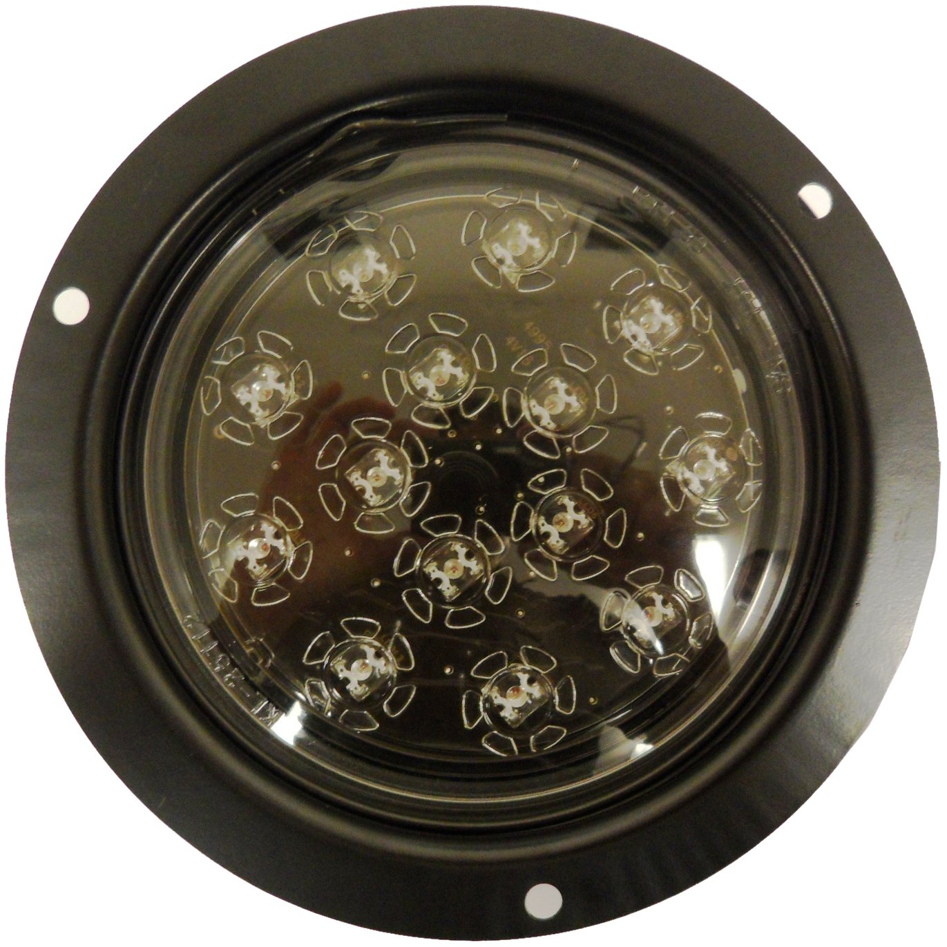 Amazon.com: AutoSmart KL-25105C-R Red Flush-Mount LED Stop/Turn/Tail Light  with Clear Lens: Automotive