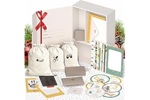 BENICCI Ultimate Baby Keepsake Box for Boys & Girls - Unique New Parents Gifts for Couples - 10 Beautiful Keepsake Ideas Inside - Perfect for Expecting Parents, Baby Shower, Gift for Mom to Be - Beige