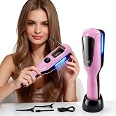 Cordless Split Ends Trimmer for Hair, Rechargeable Hair Care Tool-Pink