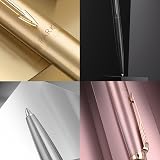 Parker Jotter XL Ballpoint Pen Monochrome Matte Rose Gold Medium Blue Ink Gift view 5