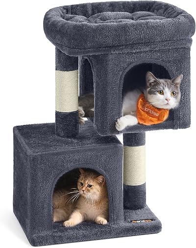 Feandrea Cat Tree Tower 67 cm S Smoky Grey PCT611G01V1