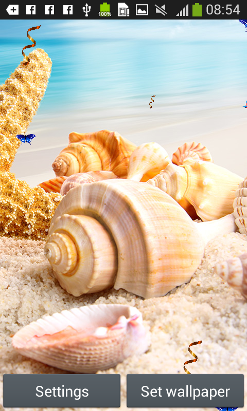 貝殻ライブ壁紙 Amazon Co Jp Appstore For Android