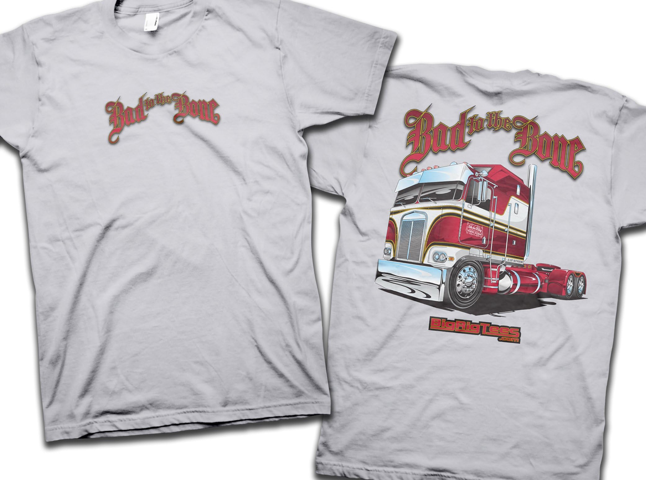 Big Rig Tees 'Bad to the Bone' T-Shirt (Small)