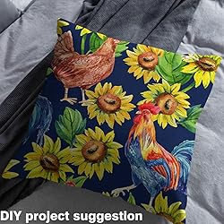 Sunflower Fabric by The Yard, Chicken Upholstery