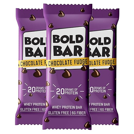 Boldfit Protein Bars, 20g (Pack of 6)