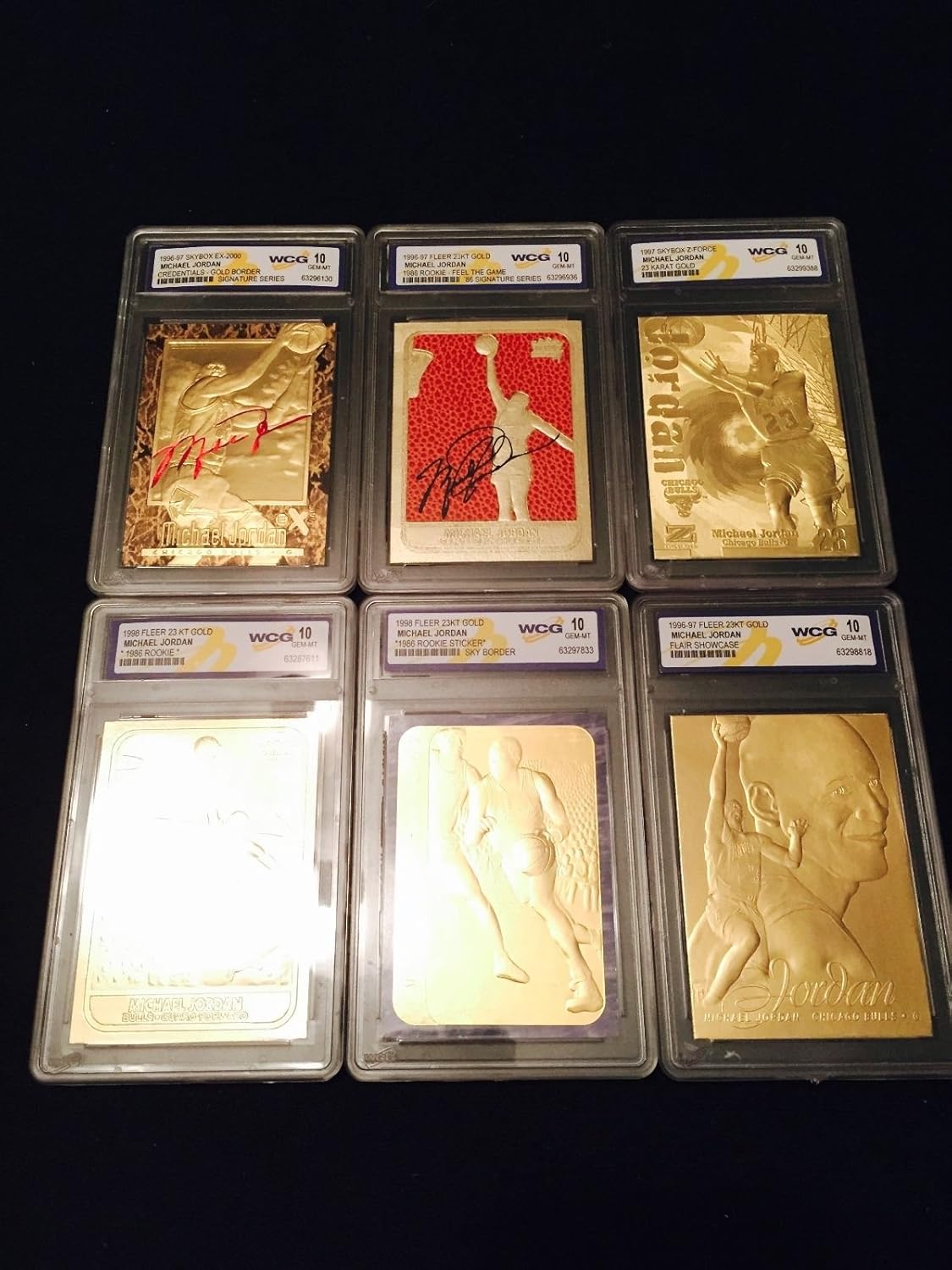23 karat gold michael jordan card worth