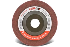 CGW Abrasives 53242 4-1/2X7/8 A/O T27 Maroon FINE Unitized- SURF PREP