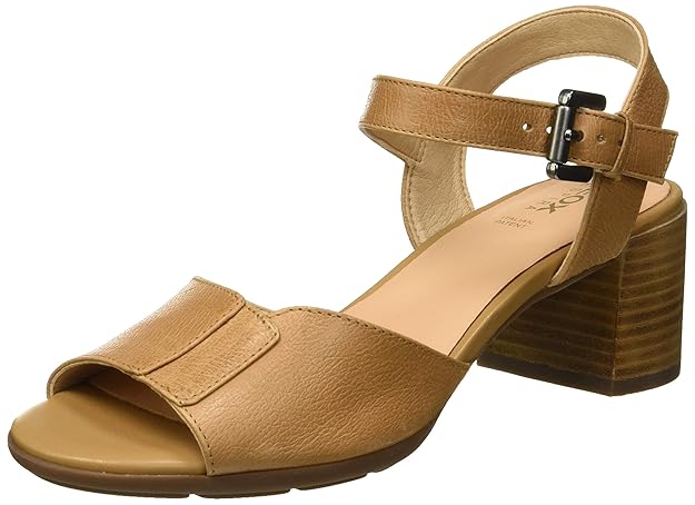 Geox Damen D Marykarmen Mid A Peeptoe Sandalen