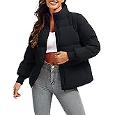 YUCOLEN Women's Winter Windproof Warm Down Jackets Lightweight Water-Resistant Quilted Padded Puffer Jackets with Pockets