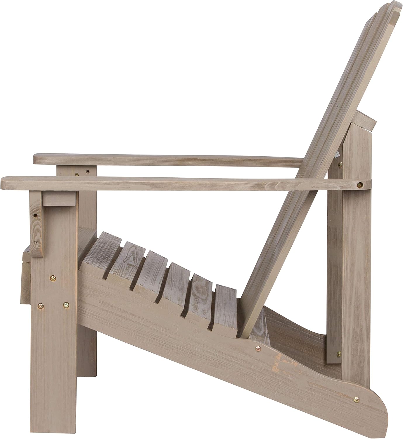 Shine Company 8616TG Vineyard Adirondack Chair, Taupe Grey : Garden & Outdoor
