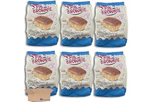 Tribeca Curations | Mr. Brownie Individually Wrapped White Chocolate Brownies Value Pack | 8 Count Bag | Pack of 6 (48 Total Brownies)