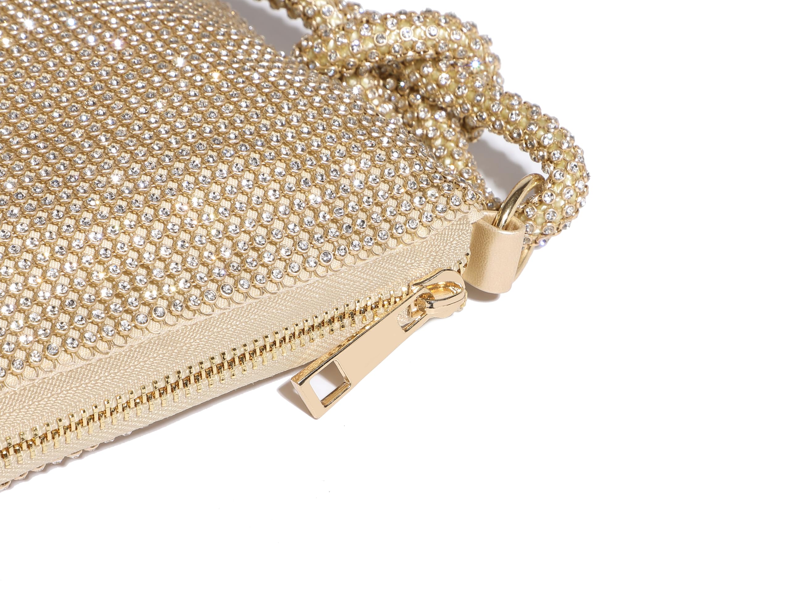 YUWITA Rhinestone Purse for Women Evening Bag Glitter Sparkly Mini Handbags