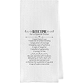Geqtt Sister Gifts Kitchen Towels - Sister Decoration Waffle Weave Dish Towels, Hand Towel, Tea Towel, 16×24 Inches