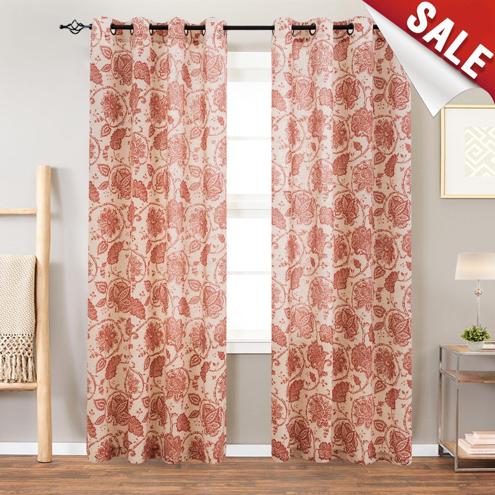 Best curtains living room rust