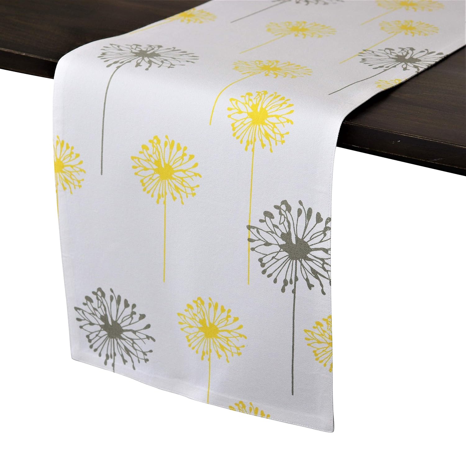 Best Grey And Yellow Table Runner
