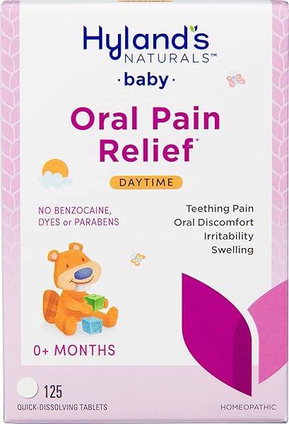 HYLAND’S BABY DAYTIME SOOTHING TABLETS WITH CHAMOMILLA, NATURAL...