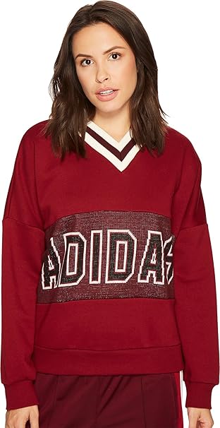 adidas originals adibreak v neck sweatshirt