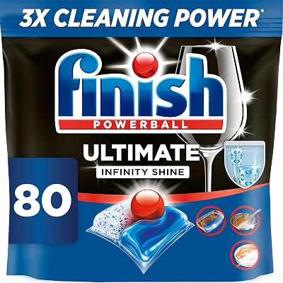 Ultimate Infinity Shine Spülmaschinentabs Sparpack 80 Finish Caps