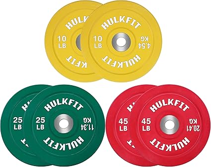 rubber bumper plate set