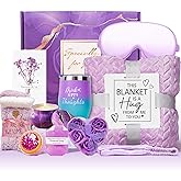 Birthday Gifts for Women, Gift Baskets for Women, Self Care & Get Well Soon Gifts, Lavender Relaxing Spa Gift Baskets, Unique Gift Baskets for Mom Girlfriend Sister Wife Grandma
