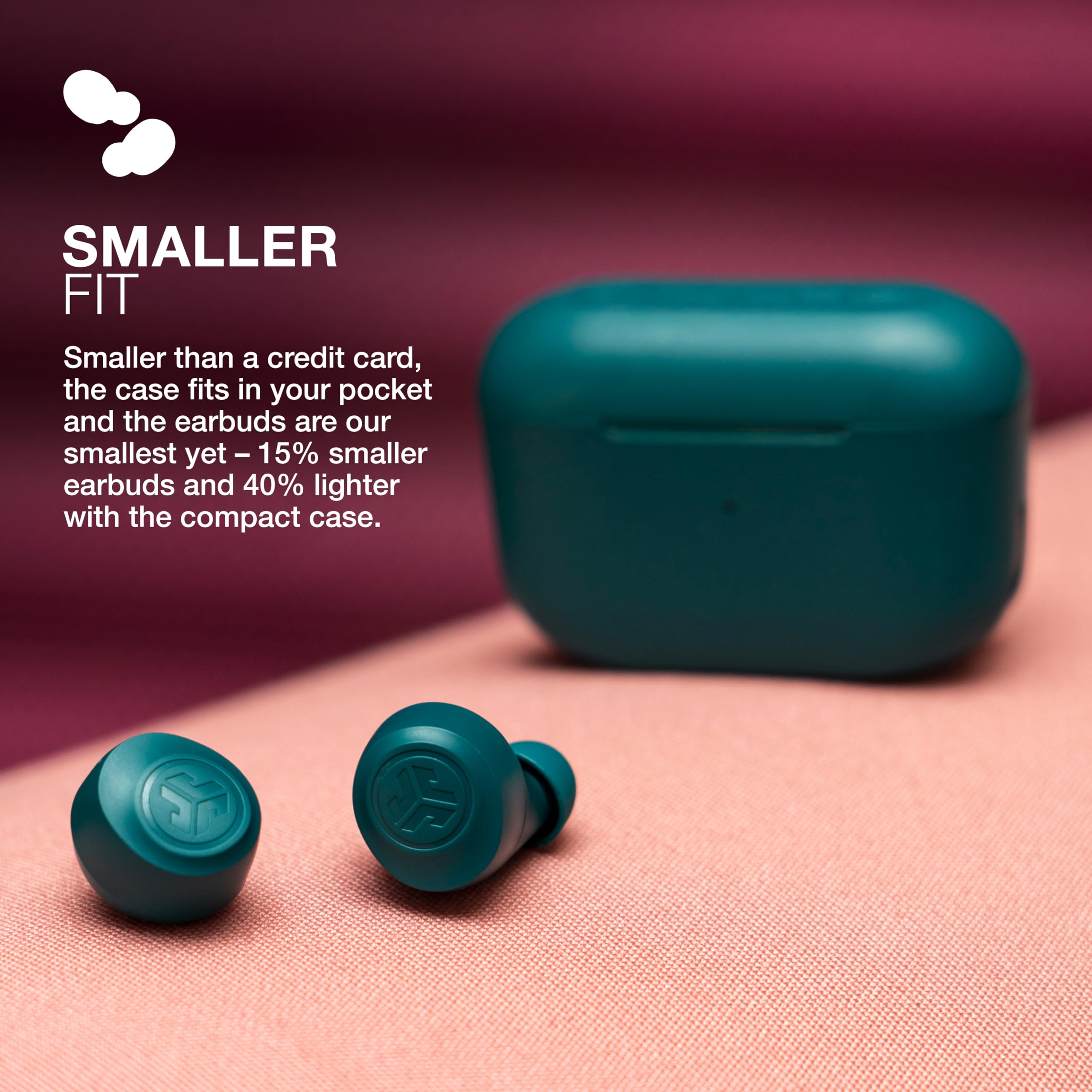 JLab Go Air Pop True Wireless Bluetooth Earbuds & Charging Case, Teal, Dual Connect, IPX4 Sweat Resistance, Bluetooth 5 Connection, 3 EQ Sound Settings Signature, Balanced, Bass Boost - Image 5
