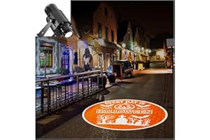 YYD Logo GOBO Lights Custom Projector for Business Advertising LED Lighting Projection IP67 Waterproof DJ Effect for Store Event Hotel Company Wedding Outdoor Use 80watt