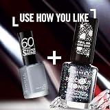 Rimmel London Glitter Top Coat Diamond Dust 8 ml Nail Polish view 7