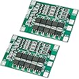 Cermant 2Pcs 3S 11.1V 12V 12.6V 40A with Balance 18650 Li-ion Lithium Battery Protection Board PCB BMS Charger Protection Circuit Balance Charging Module for Drill Motor Motorcycle Battery